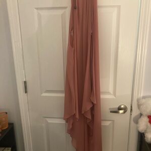 Elegant Pink Maxi Dress